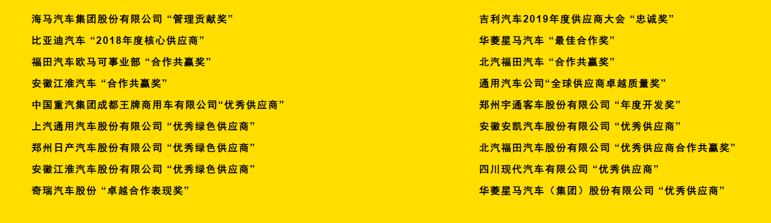 佳通輪胎股份有限公司多次榮膺優(yōu)秀質(zhì)量及服務獎項