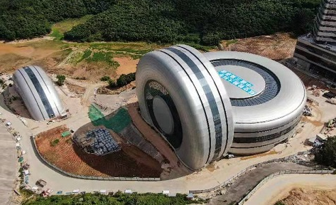 這是位于廣州市黃埔區(qū)的航空輪胎大科學中心(7月14日攝)。