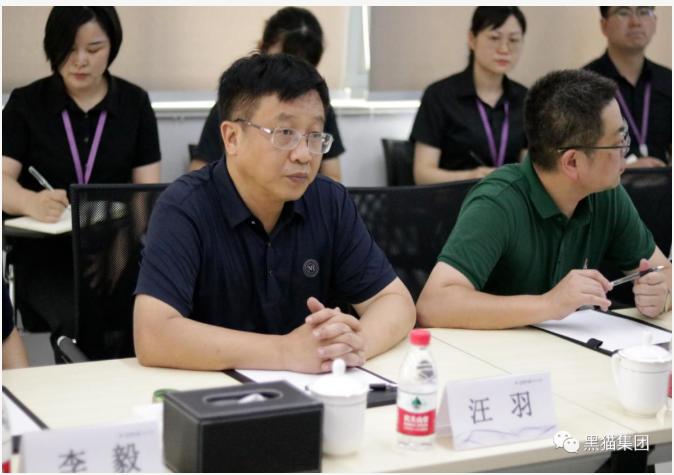 汪羽表示，安徽黑貓公司與民營(yíng)企業(yè)的合作是成功的，具有可復(fù)制意義
