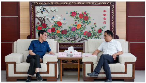 大業(yè)股份黨委書記竇寶森一行赴墾利區(qū)委區(qū)政府匯報并協(xié)商有關(guān)工作