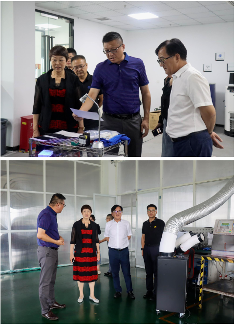 孫蓮英會長還鼓勵納美新材應該繼續(xù)在水性汽車涂料色漿上投入人力和物力，推動中國涂料行業(yè)的高質(zhì)量發(fā)展。
