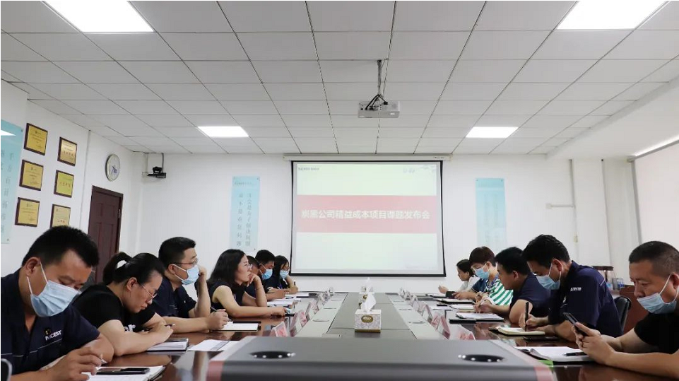 耐斯特炭黑公司召開精益成本項(xiàng)目課題發(fā)布會