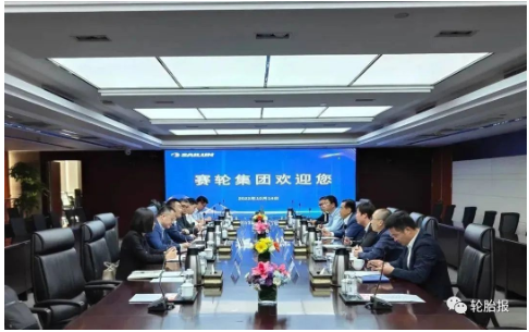 物產(chǎn)中大歐泰董事長(zhǎng)張飚拜訪賽輪集團(tuán) 會(huì)見(jiàn)輪胎油氣合作伙伴