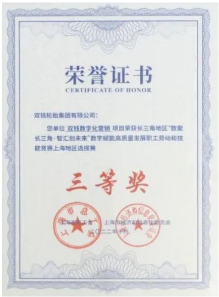 雙錢數(shù)字化營(yíng)銷項(xiàng)目獲獎(jiǎng) 雙錢數(shù)字化營(yíng)銷項(xiàng)目獲獎(jiǎng)