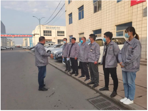 萬達(dá)電纜公司組織開展安全環(huán)保和疫情防控大檢查活動