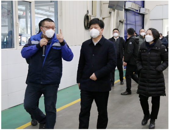 山東省發(fā)改委黨組成員、副主任胡薄一行調(diào)研賽輪集團
