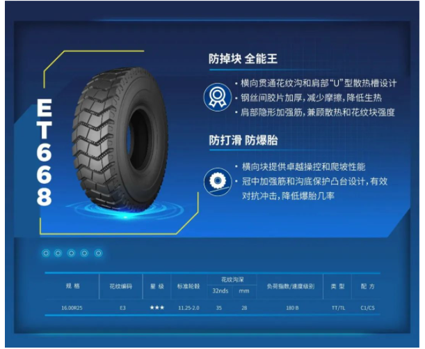 泰凱英ET668輪胎穩(wěn)定性能，獲得鄂爾多斯煤礦客戶認(rèn)可