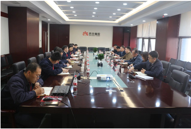 延長石油集團首席經濟學家蒲小川一行蒞臨陜西延長石油西北橡膠有限公司調研指導。調研組一行先后參觀了公司展廳、膠布制品分公司，現(xiàn)場聽取了公司概況、生產運營、技術創(chuàng)新及后續(xù)發(fā)展規(guī)劃等工作情況。