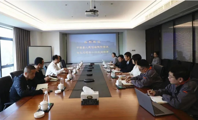 寧?？h人民檢察院檢察長(zhǎng)蒞臨建新調(diào)研，為企業(yè)排憂解難