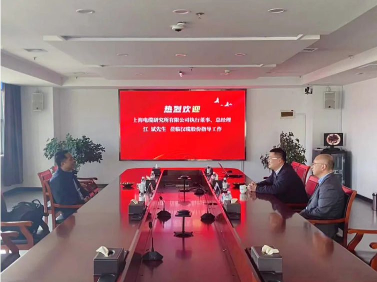漢纜股份與上海電纜研究所加強(qiáng)合作，共同探索未來發(fā)展