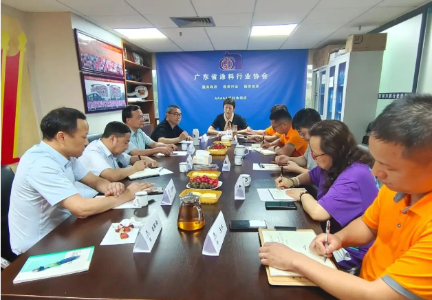 中國涂料工業(yè)協(xié)會名譽(yù)會長孫蓮英一行到廣東深入調(diào)研