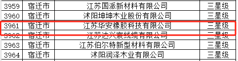 江蘇華安橡膠科技有限公司獲得了三星級(jí)上云企業(yè)的認(rèn)可。該公司以其自主品牌“國新”、“國豪”、“華安”而聞名，目前正積極推進(jìn)上市工作，為其在數(shù)字化領(lǐng)域的發(fā)展提供了更多的機(jī)會(huì)。