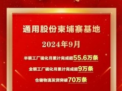 通用股份柬埔寨基地9月產(chǎn)量再創(chuàng)新高